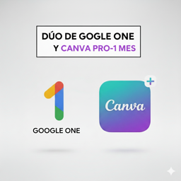 Imagen de DUO GOOGLE-CANVA 1 MES