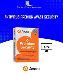 Imagen de AVAST PREMIUN SECURITY X 1 AÑO