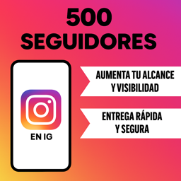 Imagen de 500 SEGUIDORES EN IG