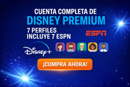 Imagen de CUENTA COMPLETA DISNEY PREMIUM CON 7 ESPN