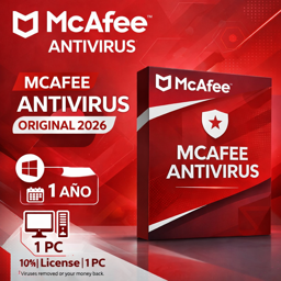 Imagen de MCAFEE ANTIVIRUS X 1 AÑO