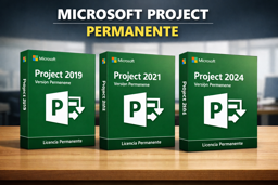 Imagen de MICROSOFT PROJECT 2024 | 2021 | 2019 PERMANENTE