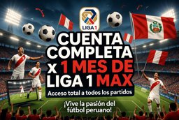 Imagen de CUENTA COMPLETA X 1 MES DE LIGA 1 MAX