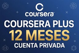Imagen de COURSERA X 12 MESES CUENTA PRIVADA