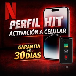 Imagen de PERFIL NETFLIX HIT PARA CELULAR X 30 DIAS