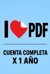 Imagen de I LOVE PDF CUENTA COMPLETA (PRIVADA) X 1 AÑO 